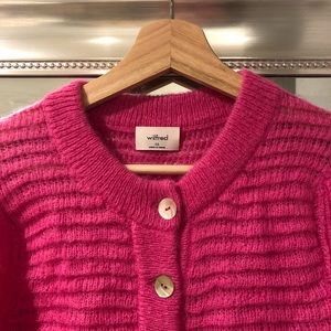 Aritzia Willfred Alessia Pink Cardigan 💖